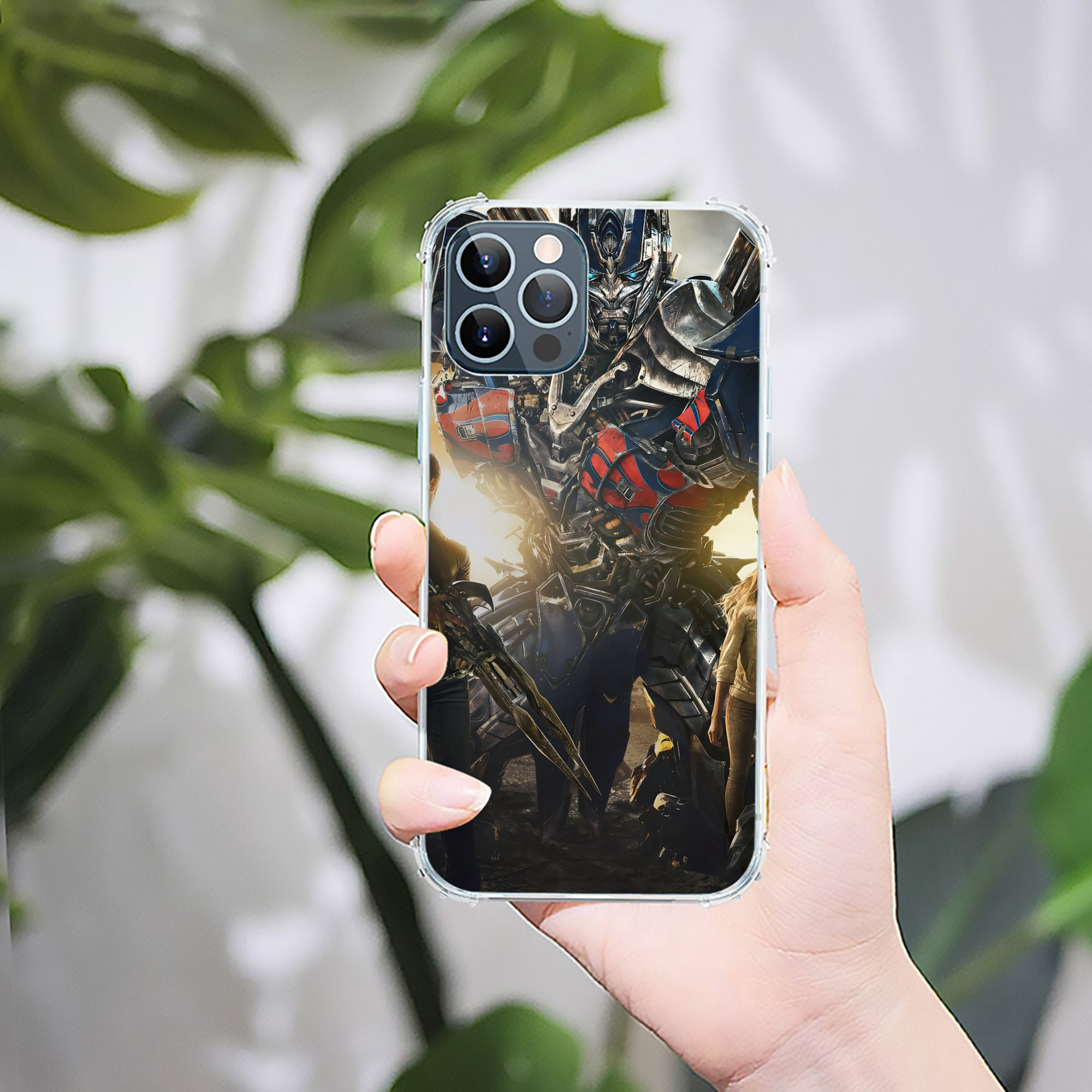 （画像用） Transformers トランスフォーマー 【iPhone 12シリーズ対応】透明スマホケース（クリアソフトケース）